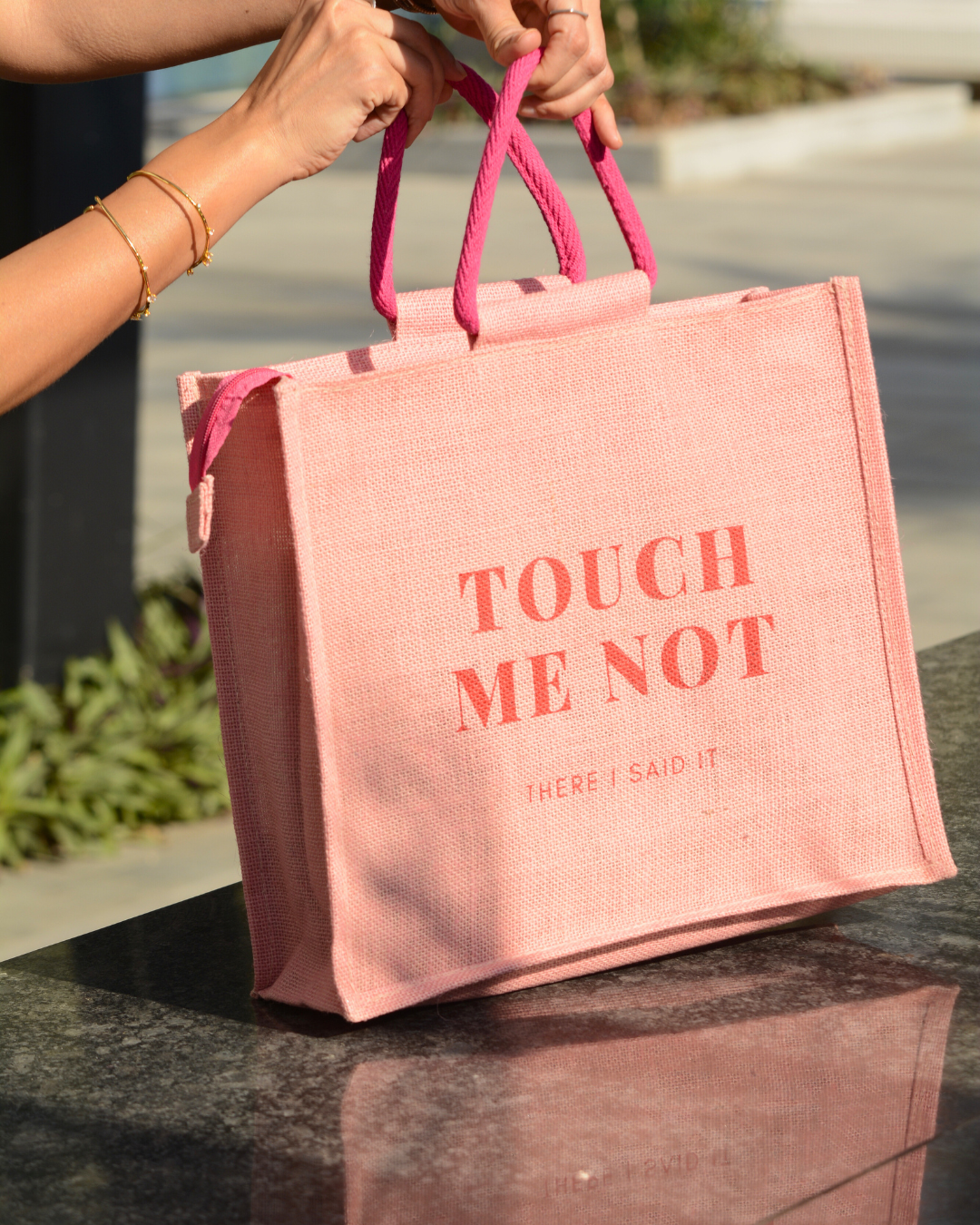 TOUCH ME NOT Utility Bag