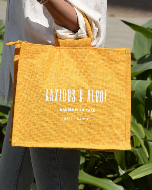 ANXIOUS AND ALOOF Utility Bag
